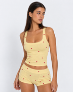 Conjunto de canalé con corazones Amor