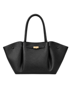 Bolso shopper con laterales plegados