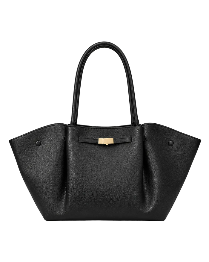Bolso shopper con laterales plegados