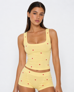 Conjunto de canalé con corazones Amor