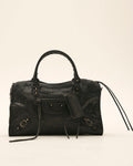 Bolso de piel grande con asa larga
