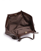 Bolso shopper con cierre dorado