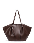 Bolso shopper con cierre dorado