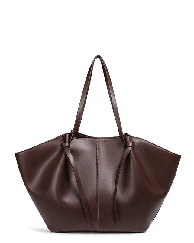 Bolso shopper con cierre dorado