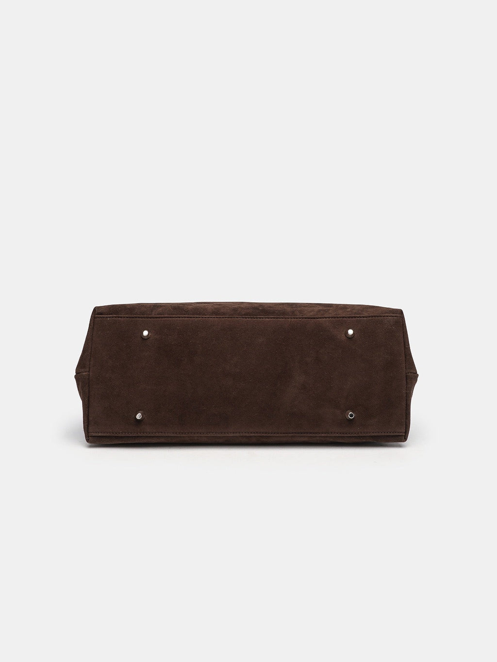 Bolso shopper marrón de estructura blanda
