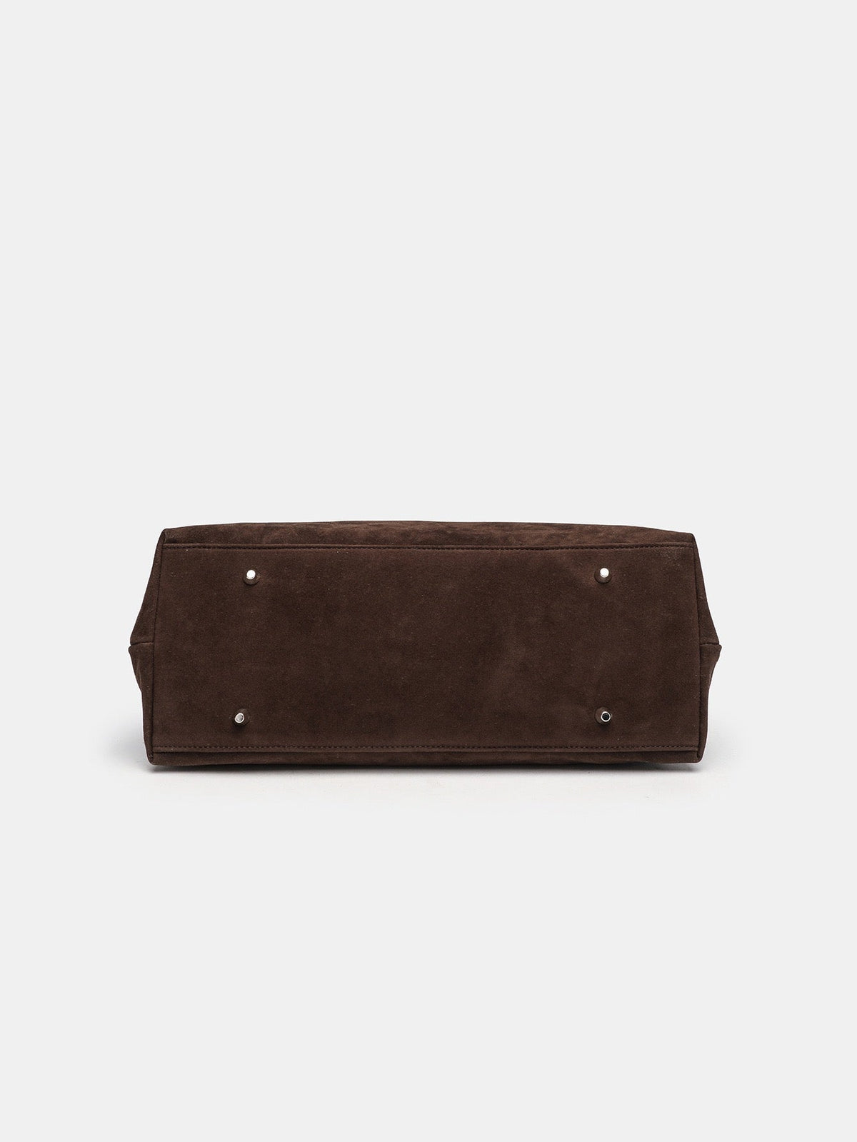 Bolso shopper marrón de estructura blanda