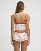 Conjunto de corazones con encaje Cereza