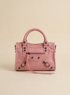 Bolso de piel pequeño con asa larga