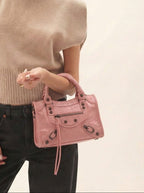 Bolso de piel pequeño con asa larga