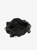 Bolso de hombro con costura trenzada